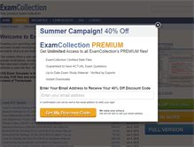 Tablet Screenshot of examcollection.eu