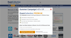 Desktop Screenshot of examcollection.com